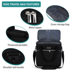 BAGLHER food containers showcase two spill-safe containers for pet meals on travels