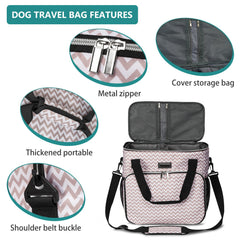 BAGLHER pet food containers duo keeps meals separate and clean.