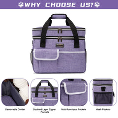 BAGLHER pet food containers demonstrate secure meal storage during journeys