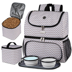 BAGLHER Pet Travel Bag backpack helps keep essentials organized during trips.
