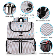 BAGLHER waterproof polyester material protects contents in rain or spills.