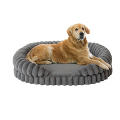BALANCE calming dog bed 42-inch oval offers a cozy resting space for restful sleep.