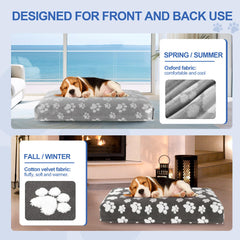 BALAPET non-slip bottom keeps the bed in place on hardwood floors.