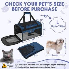 BALEINE Cat Carrier uses 600D fabric for durable, everyday wear.