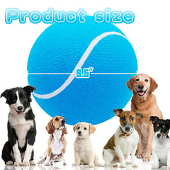Banfeng Big Tennis Ball for Dogs side view for outdoor chasing