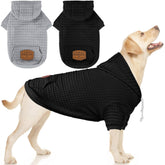 BAOBICUTE dog hoodie with drawstring hood for adjustable warmth during chilly walks.