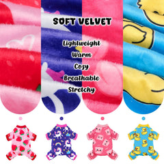 BAOBICUTE dog pajamas strawberry pattern wear—bright style for festive moments