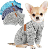 Baobicute three-pack dog sweaters in navy show cozy warmth for small dogs