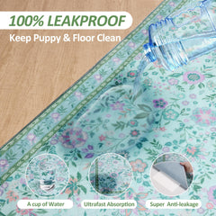 Baodan non-slip dog paw base pad keeps mats in place during messy moments