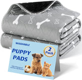 Baodan reusable puppy pads 24x36 flatlay showing floor protection and rapid absorption.