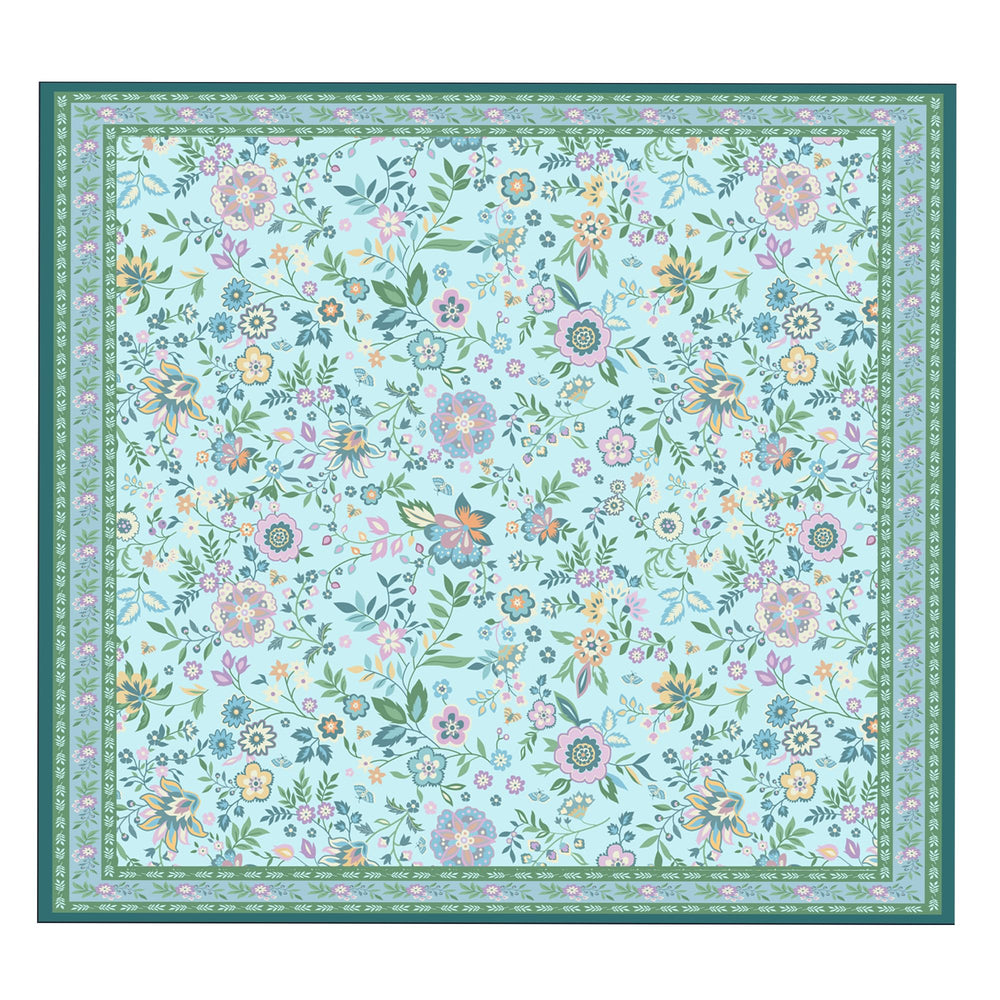 Baodan washable pee pad 72x72 floral pattern for stylish potty training and durable protection