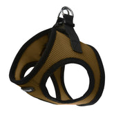 Bark Appeal Carmel Brown step-in harness strap shows adjustable fit for comfort.