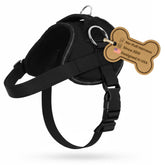 Bark Appeal no-pull harness front view with adjustable fit for comfort.