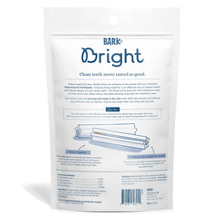 BARK Bright dental sticks real chicken close-up with grain-free formula.