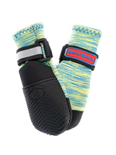 Bark Brite all-weather paw boot neoprene protects paws in wet or snowy weather.