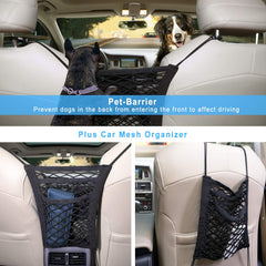Bark Lover Deluxe front seat cover buckles and anchors secure the fit.