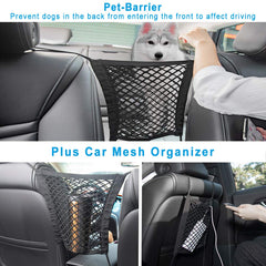 Bark Lover non-slip seat anchors beige prevent shifting for calmer rides.