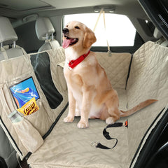 Bark Lover mesh window for visibility and airflow while traveling.