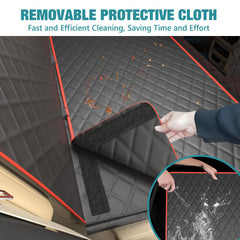Bark Lover waterproof Oxford fabric protects car seats from spills and dirt