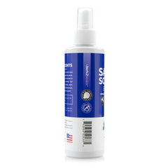 Bark2Basics Salon Scents bottle back label shows ingredients and proper usage.