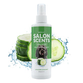Bark2Basics Salon Scents bottle front for on-the-go deodorizing between baths.
