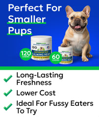 BARK&SPARK calming chews texture closeup highlighting soft, chewable treat.
