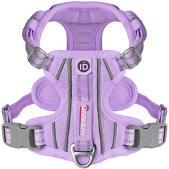 BARKBAY No-Pull Violet XS harness side view for comfortable controlled walking.