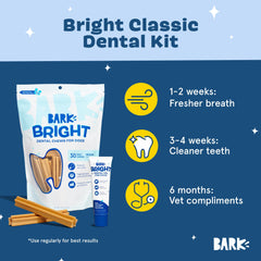 BarkBox Bright gum massage ridges gently massage gums and reach crevices