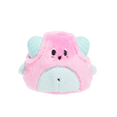 BarkBox Lover Beast plush cover showing durable shredding play benefits