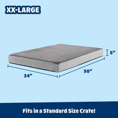 BarkBox Orthopedic Dog Bed with water-resistant cover supports easy cleaning.