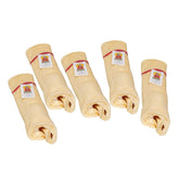 Barking Buddha beef cheek rolls packaging shows a 5-pack, convenient rawhide alternative.
