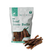 BARK'N BIG USA Beef Steer Sticks Pack shows natural chews for small dogs