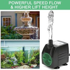 BARST submersible pump shows low-noise operation for a quiet aquarium.