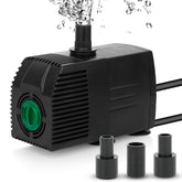 BARST submersible pump with adjustable flow knob for precise tank circulation.