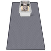 Bartuke cat litter mat extra-large coverage protects floors and reduces scatter