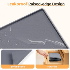 Bartuke raised-edge focus keeps spills contained for clean floors.