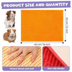 Barydat 8-pack guinea pig liners: reusable pads keep cages clean and easy to swap