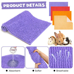 Barydat guinea pig liner with non-slip back prevents shifting during use