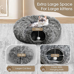 Baseola cat tunnel DIY customization demonstrates versatile shapes for optimal play.