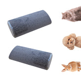 BattleHymn Pet Hair Remover Stone on dog fur for upholstery cleaning