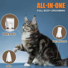Bautrium detachable blade for easy cleaning after grooming.