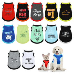 BBTO dog shirts front view showcasing 12 styles for daily pet style and comfort.