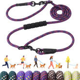Bcadem versatile 7.5ft leash extended for confident long walks with any size dog.