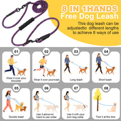 Bcadem versatile 7.5ft leash waist setup offers convenient hands-free city walks.