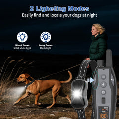 BCPETMY shock collar shows three training modes for gentle guidance