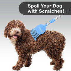Bearback Bearbark Dog Scratcher enhances shedding control and fur cleaning during routine brushing.
