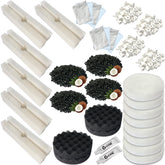 Beaufan aquarium media kit contents shown for Fluval FX filters, boosting filtration versatility.