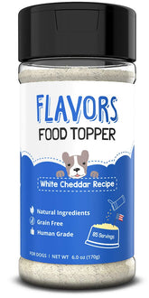 BEAUMONT BASICS Flavors Topper para perros, bote queso blanco, realza cada comida.