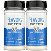 Beaumont Basics Flavors white cheddar topper on kibble enhances taste for picky eaters