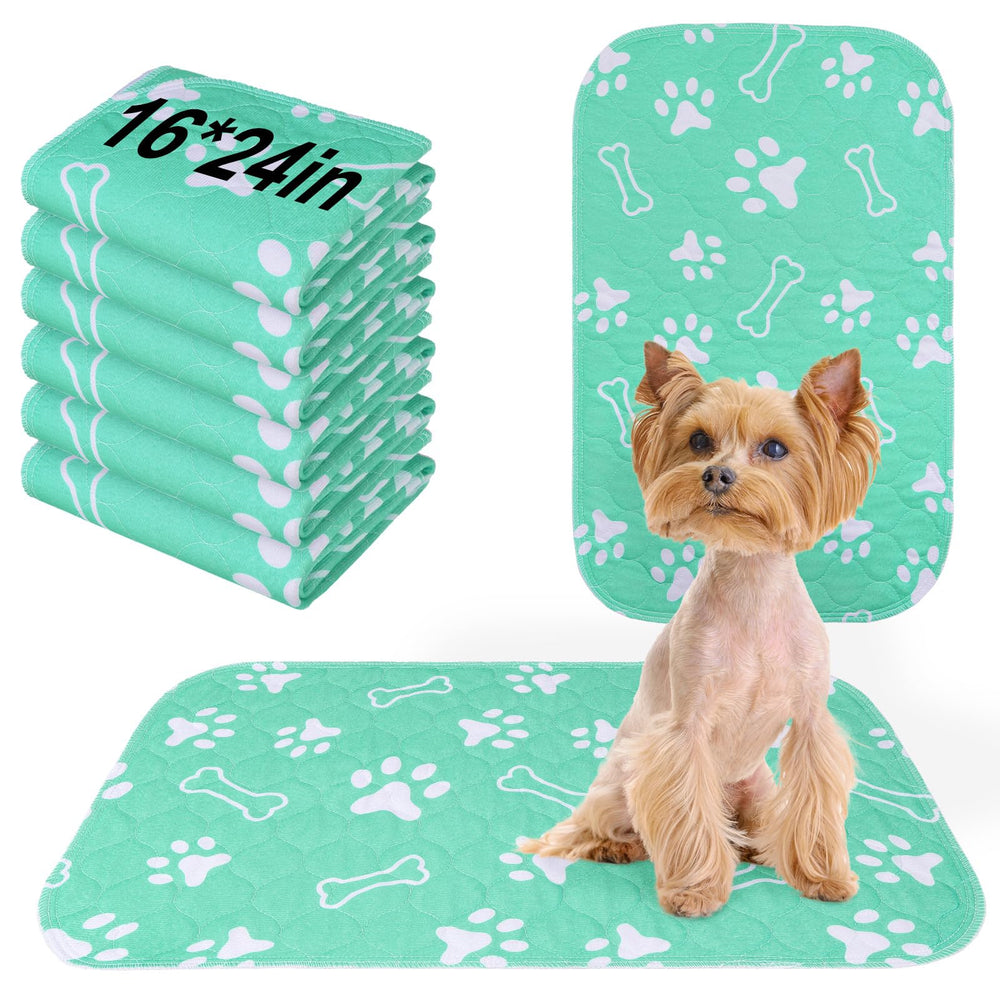 BEAUTYZOO 6-pack washables: 16x24 pads ideal for easy potty training and reuse.